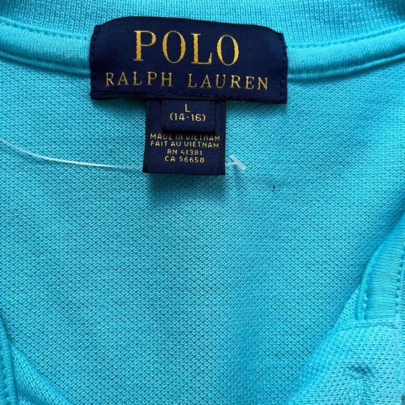 Polo by Ralph Lauren Blue with Pink horse youth large 14-16 - Picture 2 of 6